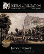 WESTERN CIVILIZATION VOLUMEⅡ:SINCE 1550 PDF电子版封面 0314205268