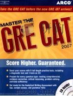 ARCO MASTER THE GRE CAT 2007 PDF电子版封面 0768923131