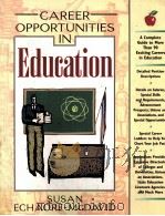 CAREER OPPORTUNITIES IN EDUCATION PDF电子版封面