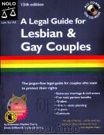 A legal Guide for Lesbian and Gay Couples 13th edition PDF电子版封面 1413301762