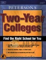 PETERSON‘S TWO-YEAR COLLEGES 2007 PDF电子版封面
