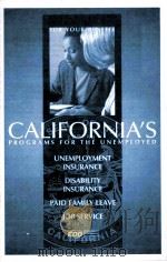 CALIFORNIA‘S PROGRAMS FOR THE UNEMPLOYED PDF电子版封面