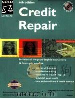 Credit Repair Sixth edition PDF电子版封面 0873378423