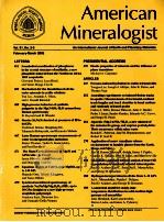 MAERICAN MINERALOGIST AN INTERNATIONAL JOURNAL OF EARTH AND PLANETARY MATERIALS  VOL.91 NO.2-3 FEBRU（ PDF版）