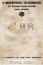 A BROWNING HANDBOOK 1935 PDF电子版封面