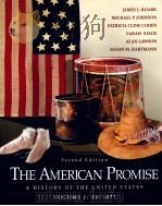 the american promise:a history of the united states second edition PDF电子版封面 0312394195