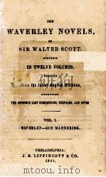 THE WAVERLEY NOVELS VOL. I. WAVERLEY—GUY MANNERING 1881 PDF电子版封面