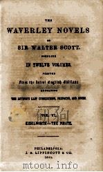 THE WAVERLEY NOVELS VOL. VI. KENILWORTH—THE PIRATE 1881 PDF电子版封面