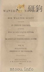 THE WAVERLEY NOVELS VOL. X. WOODSTOCK. CHRONICLES OF THE CANONGATE 1881 PDF电子版封面
