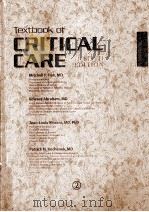 Textbook of CRITICAL CARE 2 PDF电子版封面