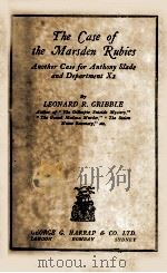 THE CASE OF THE MARSDEN RUBIES（1929 PDF版）