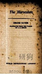 THE HARVESTERS PDF电子版封面 CESARE PAVESE