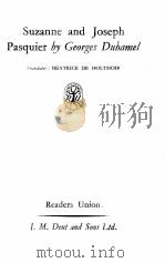 SUZANNE AND JOSEPH PASQUIER 1942 PDF电子版封面