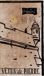 VETUS DE PIERRE PDF电子版封面