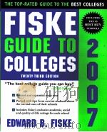 FISKE GUIDE TO COLLEGES 2007 PDF电子版封面 1402206607