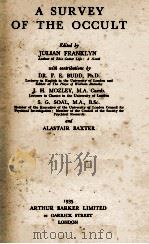 A SURVEY OF THE OCCULT（1935 PDF版）