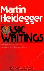 MARTIN HEIDEGGER BASIC WRITINGS PDF电子版封面 0060638451