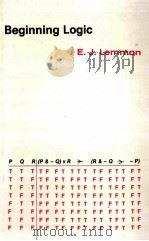BEGINNING LOGIC PDF电子版封面 0915144506