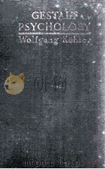 GESTALT PSYCHOLOGY 1929 PDF电子版封面