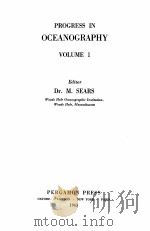 PROGRESS IN OCEANOGRAPHY VOL.1（ PDF版）