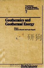 GEOTHERMICS AND GEOTHERMAL ENERGY PDF电子版封面
