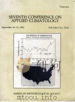 SEVENTH CONFERENCE ON APPLIED CLIMATOLOGY（ PDF版）