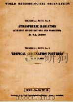 WORLD METEOROLOGICAL ORGANIZATION 8-9 PDF电子版封面