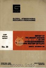 GLOBAL ATMOSPHERIC RESEARCH PROGRAMME NO.39 PDF电子版封面