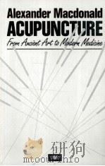 ALEXANDER MACDONALD ACUPUNCTURE PDF电子版封面 0046160264