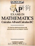 AP EXAMS IN MATHEMATICS CALCULUS AB AND CALCULUS BC PDF电子版封面