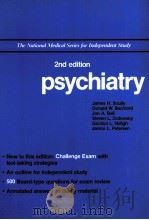 The National Medical Series for Independent Study psychiatry 2nd edition PDF电子版封面 0683062646