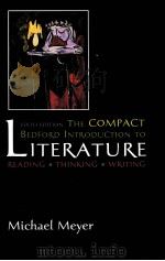 THE COMPACT BEDFORD INTRODUCTION TO LITERATURE  SIXTH EDITION     PDF电子版封面  0312398816   