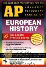 EUROPEAN HISTORY THE BEST TEST PREPARATION FOR THE ADVANCED PLACEMENT EXAMINATION PDF电子版封面 0878918639