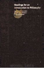 READINGS FOR AN INTRODUCTION TO PHILOSOPHY PDF电子版封面
