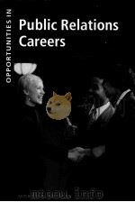 OPPORTUNITIES IN PUBLIC RELATIONS CAREERS     PDF电子版封面     