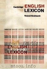 CAMBRIDGE ENGLISH LEXICON PDF电子版封面