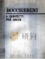 BOCCHERINI     PDF电子版封面     