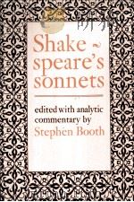 SHAKESPEARE'S SONNETS PDF电子版封面 0300024959