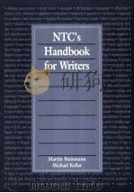 NTC'S HANDBOOK FOR WRITERS PDF电子版封面 0844258113