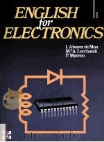 ENGLISH FOR ELECTRONICS PDF电子版封面 8476154458
