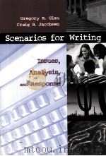 SCENARIOS FOR WRITING PDF电子版封面 GREGORY R.GLAU CRAIG B.JACOBSE