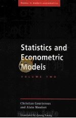 STATIXTICS AND ECONOMETRIC MODELS VOLUME TWO PDF电子版封面