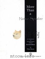 MORE THAN A NOTIVE SPEAKER（ PDF版）