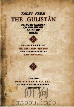 THE GULISTAN PDF电子版封面