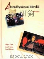 ABNORMAL PSYCHOLOGY AND MODERN LIFE EIGHTH EDITION PDF电子版封面 0673189325