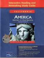 AMERICA:HISTORY OF OUR NATION  Interactive Reading and Notetaking Study Guide     PDF电子版封面  0131199978   