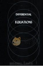 DIFFERENTIAL EQUATIONS PDF电子版封面