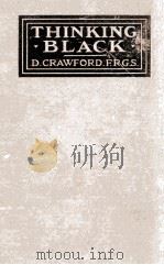 THINKING BLACK   1912  PDF电子版封面     
