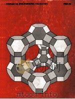 CHEMICAL ENGINEERING FACULTIES 1983-1984 Volume 32（ PDF版）