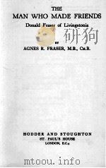 THE MAN WHO MADE FRIENDS（1936 PDF版）